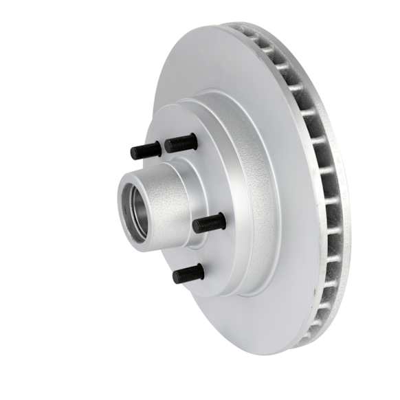 1985 Chevrolet G10 - Front, Driver or Passenger Side Brake Disc, Geomet Coated, Plain Surface, Vented, 5 Lugs, QuietCast Series