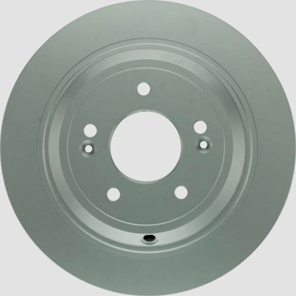 2012 Hyundai Genesis - Rear, Driver or Passenger Side Brake Disc, Geomet Coated, Plain Surface, Solid, 5 Lugs, 314.3 mm, 5.0L 8Cyl, QuietCast Series