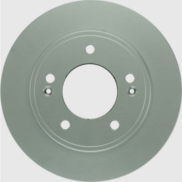 2020 Hyundai Elantra GT - Rear, Driver or Passenger Side Brake Disc, Geomet Coated, Plain Surface, Solid, 5 Lugs, 261.9 mm, 2.0L 4Cyl, QuietCast Series