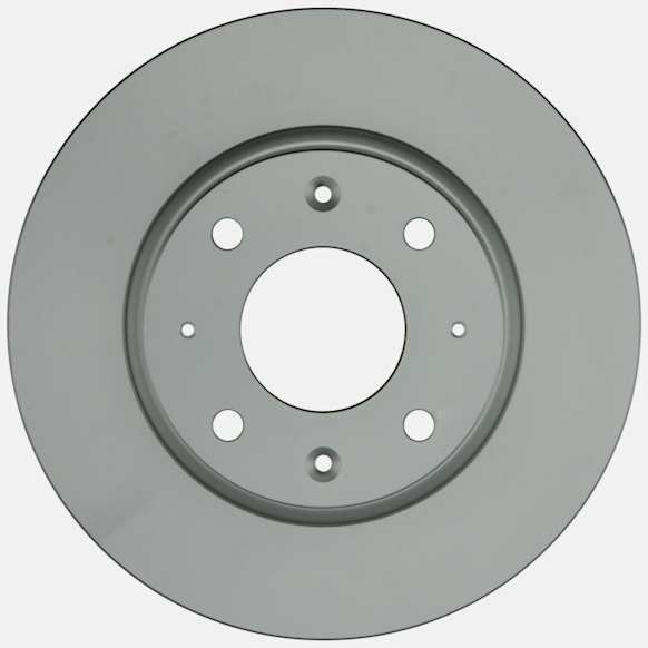 2007 Kia Spectra - Front, Driver or Passenger Side Brake Disc, Geomet Coated, Plain Surface, Vented, 4 Lugs, 2.0L 4Cyl