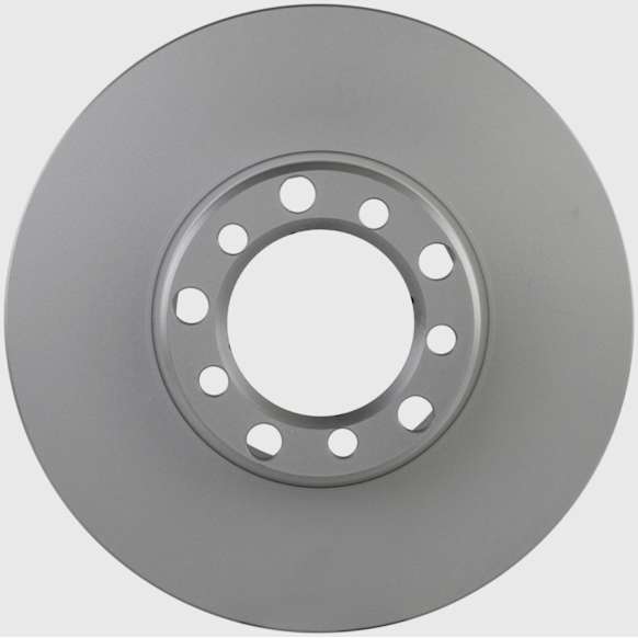 1985 Mercedes Benz 500SEC - Front, Driver or Passenger Side Brake Disc, Geomet Coated, Plain Surface, Vented, 5 Lugs, 278 mm, 5.0L 8Cyl, QuietCast Series