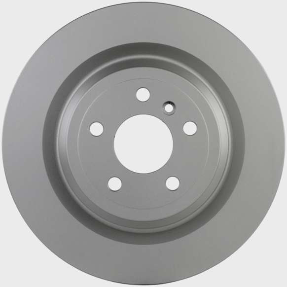 36011643 Rear, Driver or Passenger Side Brake Disc, Geomet Coated, Plain Surface, Vented, 5 Lugs, 330 mm