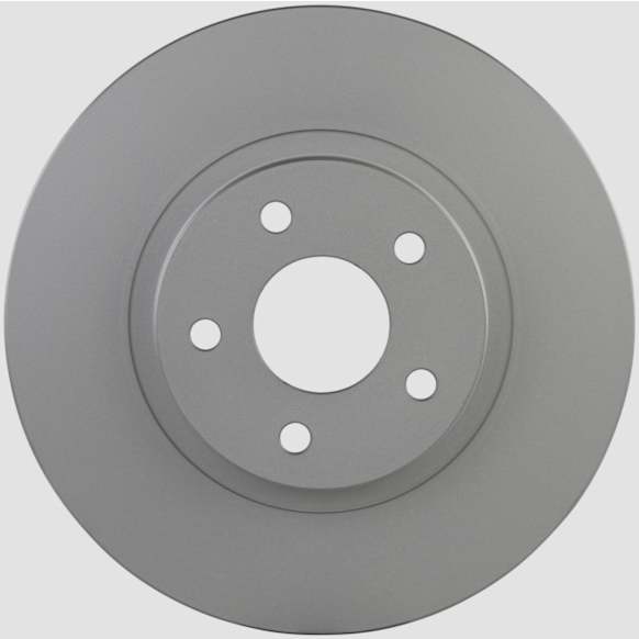 48011208 Front, Driver or Passenger Side Brake Disc, Geomet Coated, Plain Surface, Vented, 5 Lugs, 276.8 mm, QuietCast Series