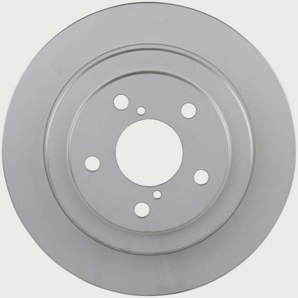 2005 Subaru Impreza - Rear, Driver or Passenger Side Brake Disc, Geomet Coated, Plain Surface, Solid, 5 Lugs, 266 mm, 2.0L 4Cyl, QuietCast Series