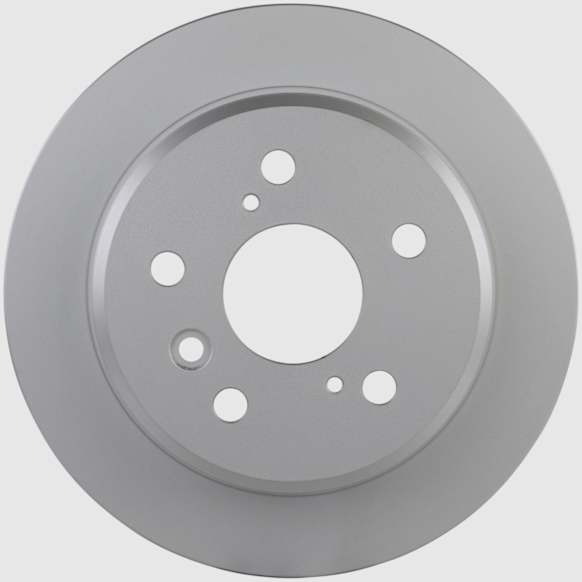 1999 Lexus ES300 - Rear, Driver or Passenger Side Brake Disc, Geomet Coated, Plain Surface, Solid, 5 Lugs, 268.8 mm, 3.0L 6Cyl, QuietCast Series