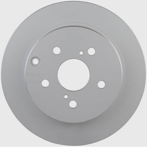 2013 Toyota Prius V - Rear, Driver or Passenger Side Brake Disc, Geomet Coated, Plain Surface, Solid, 5 Lugs, 290 mm, 1.8L 4Cyl