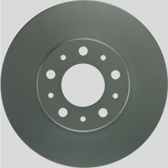 52011355 Front, Driver or Passenger Side Brake Disc, Geomet Coated, Plain Surface, Vented, 5 Lugs, 279.8 mm, QuietCast Series