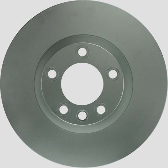 2012 Volkswagen Touareg - Front, Passenger Side Brake Disc, Geomet Coated, Plain Surface, Vented, 3.0L 6Cyl