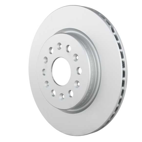 53011500 Rear, Driver or Passenger Side Brake Disc, Geomet Coated, Plain Surface, Vented, 6 Lugs, 315 mm