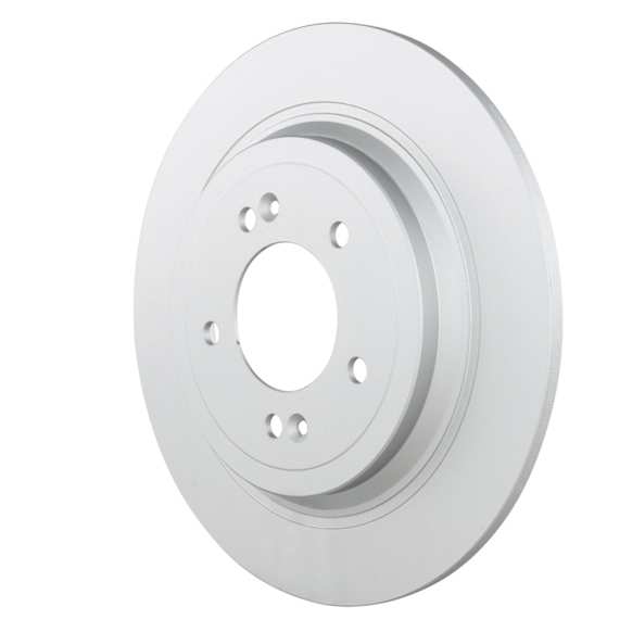 53011517 Rear, Driver or Passenger Side Brake Disc, Geomet Coated, Plain Surface, Solid, 5 Lugs, 302 mm