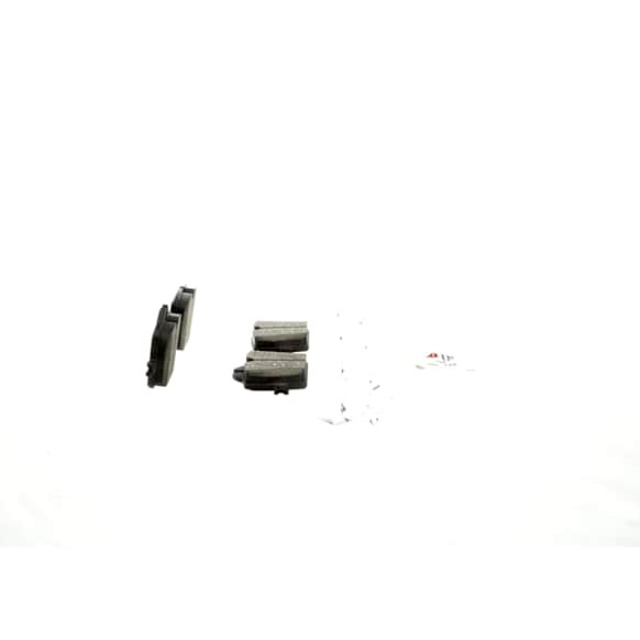 2020 BMW 330i - Rear Ceramic Brake Pad Set, 2.0L 4Cyl, With Silver Caliper