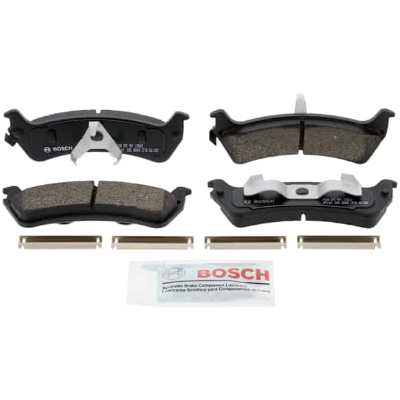 2004 Ford Explorer Sport Trac - Rear Ceramic Brake Pad Set, 4.0L 6Cyl, RWD, With Steel Piston, Quietcast Premium Series