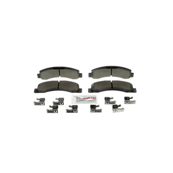 1999 Ford F-250 Super Duty - Front Ceramic Brake Pad Set, 6.8L 10Cyl, QuietCast Series