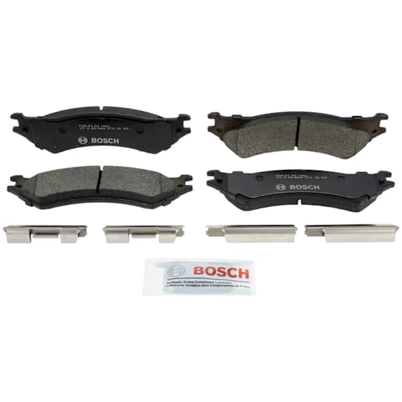 1999 Ford E-250 Econoline - Rear Ceramic Brake Pad Set, 4.2L 6Cyl, Quietcast Premium Series