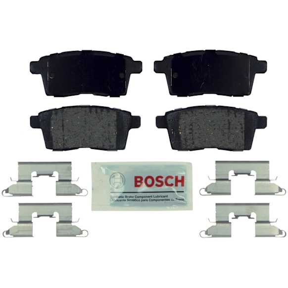 2009 Ford Edge - Rear Ceramic Brake Pad Set, 3.5L 6Cyl, Blue Series
