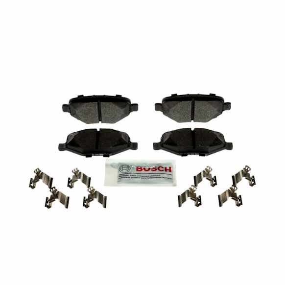 2016 Ford Explorer - Rear Semi-metallic Brake Pad Set, 3.5L 6Cyl, With Vented Rotors, Blue Series