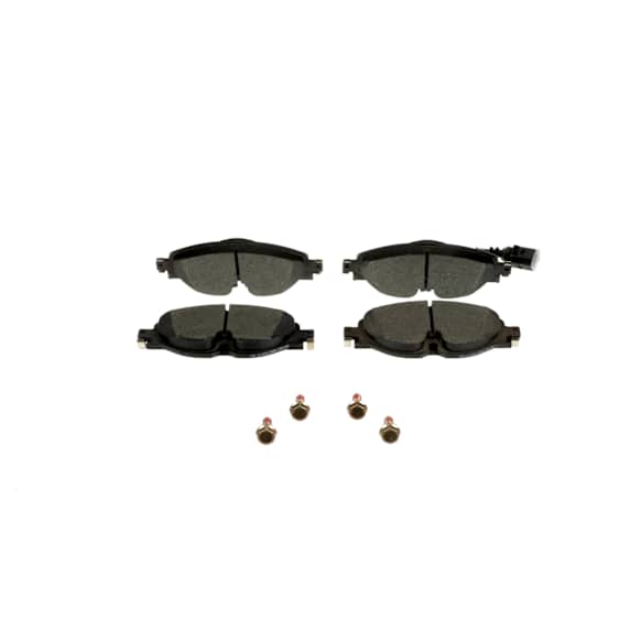 2020 Volkswagen GTI - Front Ceramic Brake Pad Set, 272mm Rear Disc; 312mm Front Disc; Except Performance Package, Blue Series
