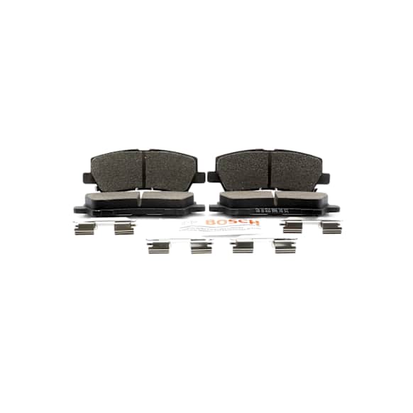 2021 Ford Mustang - Rear Ceramic Brake Pad Set, 2.3L 4Cyl, 6 Piston Caliper, Blue Series