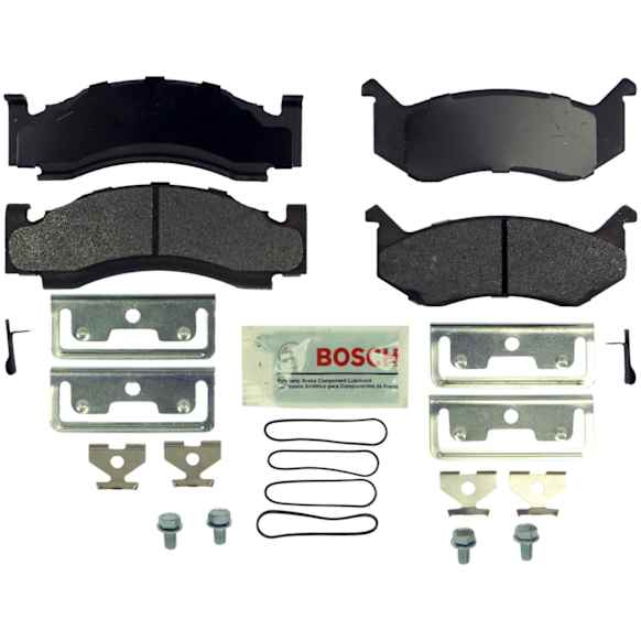 1988 Dodge W250 - Front Semi-metallic Brake Pad Set, 3500 lb Front Axle, Blue Series
