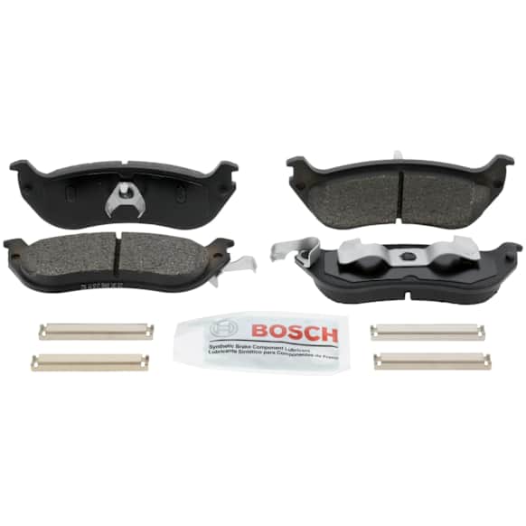 2001 Lincoln Town Car - Rear Ceramic Brake Pad Set, 4.6L 8Cyl, With Phenolic Piston, Blue Series