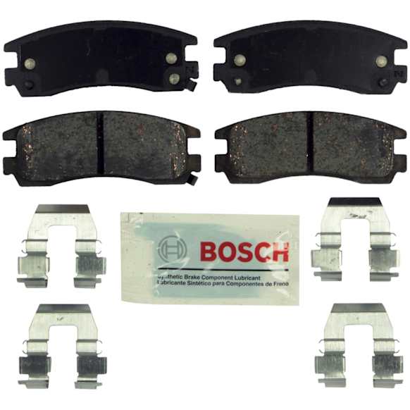 2000 Pontiac Grand Am - Rear Ceramic Brake Pad Set, 3.4L 6Cyl, Blue Series