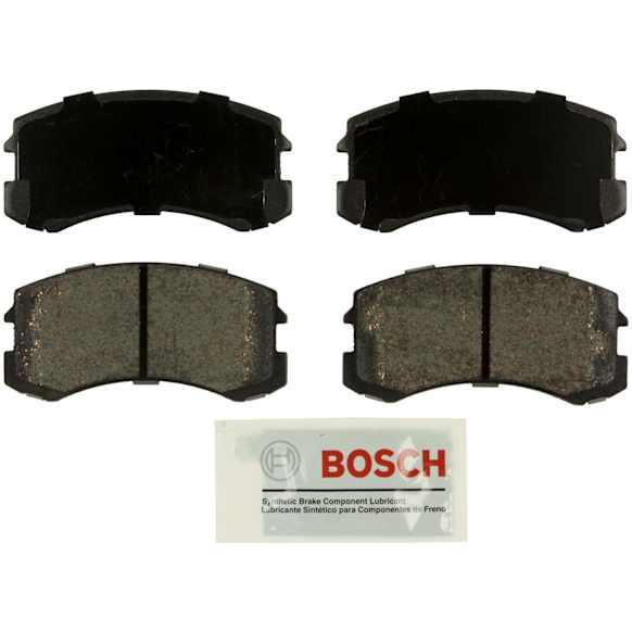 2007 Mitsubishi Lancer - Front Ceramic Brake Pad Set, With Rear Drum Brake, Blue Series