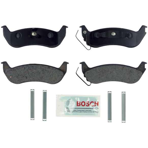 2008 Ford Crown Victoria - Rear Ceramic Brake Pad Set, 4.6L 8Cyl, Blue Series