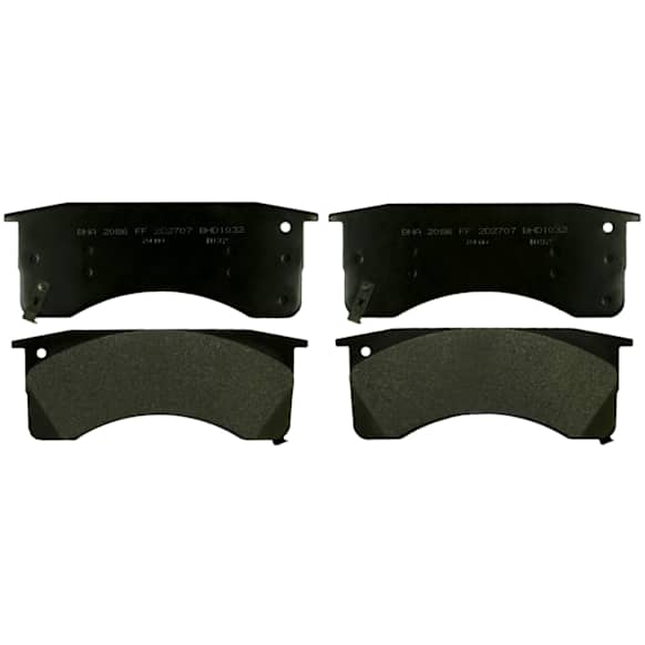 2019 Chevrolet Silverado 5500 HD - Front and Rear Semi-metallic Brake Pad Set