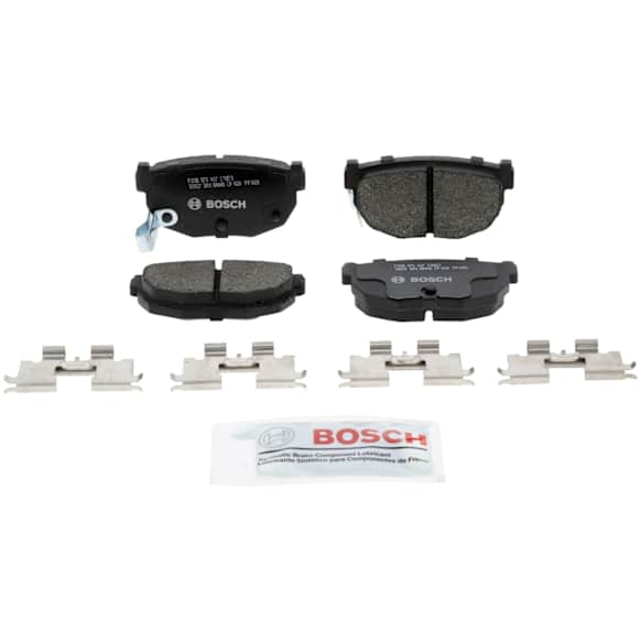 1985 Nissan 300ZX - Rear Ceramic Brake Pad Set, 3.0L 6Cyl, Quietcast Premium Series