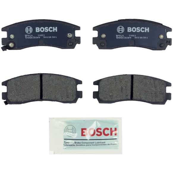 2009 Chevrolet Impala - Rear Ceramic Brake Pad Set, 3.5L 6Cyl, Quietcast Premium Series