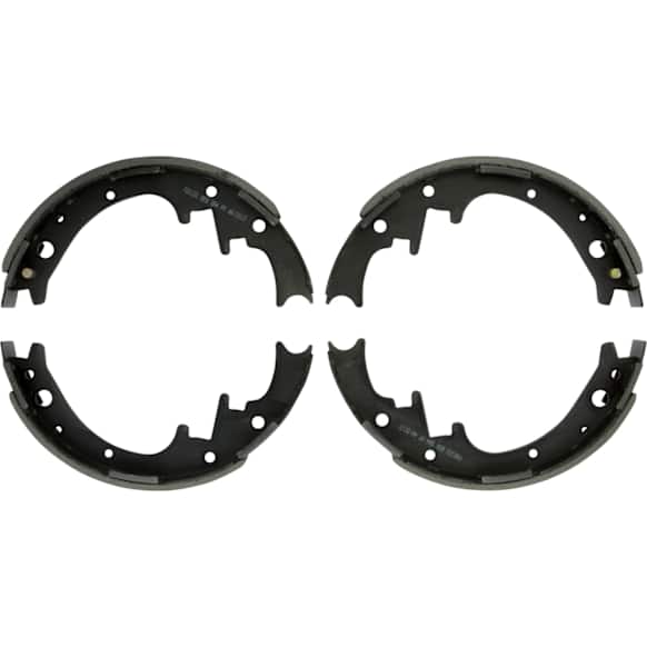 1969 Plymouth Valiant - Rear Brake Shoe Set, With 10 (in) Diameter Brake Drum, Blue Series