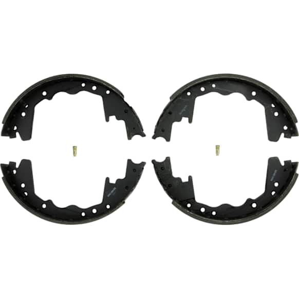 1986 Dodge W150 - Rear Brake Shoe Set, 5.2L 8Cyl, With 12.00 (in) x 2.50 (in) Brake Drum, Blue Series