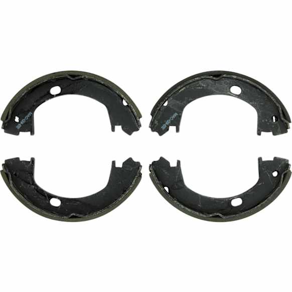 BS643 Parking Brake Shoe - Direct Fit, 2-Wheel Set