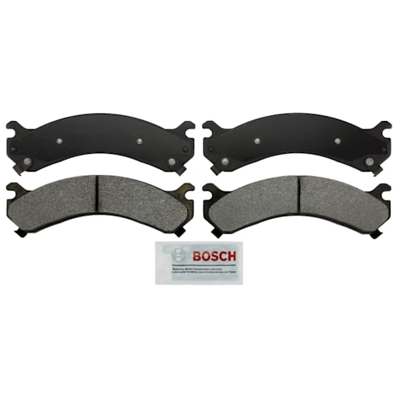 2010 Chevrolet Silverado 3500 HD - Rear Semi-metallic Brake Pad Set, 6.6L 8Cyl, With 12000 (lb) Gross Vehicle Weight (GVW), Severe Duty Series