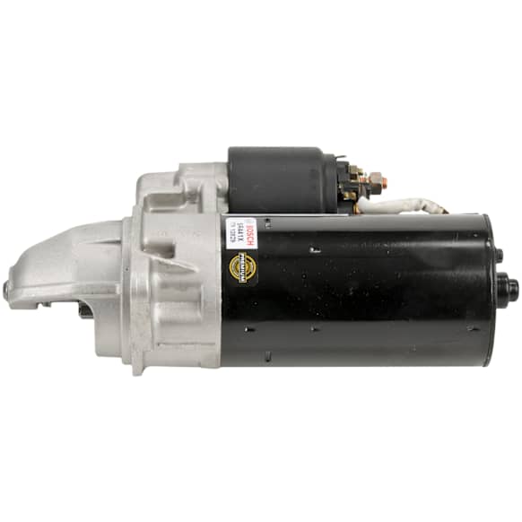 1991 BMW 735iL - Starter, 3.5L 6Cyl, New, OE Replacement Series, 1.7 kW, 12V; 2 mounting bolt hole quantity; Closed Nose cone type; Aluminum nose cone material