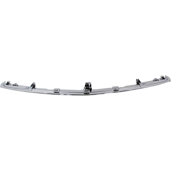 Front, Center Bumper Filler, Chrome