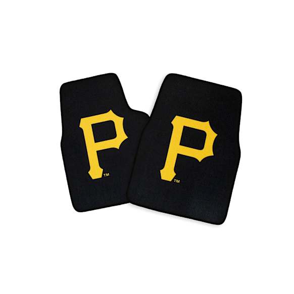 HH4TRV Flat Floor Mat, Black and gold Made of 50 Percent Polyester 30 Percent Nylon 20 Percent Vinyl