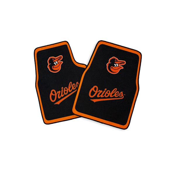 HVMZQP Flat Floor Mat, Black, Orange, and White Made of 50 Percent Polyester 30 Percent Nylon 20 Percent Vinyl