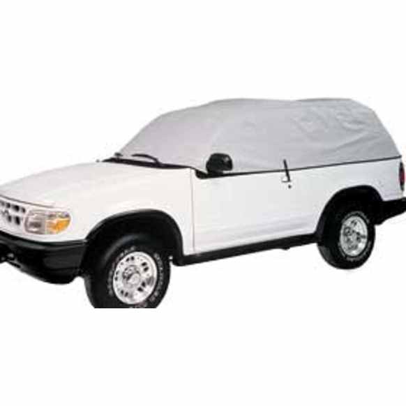 CP12519PD Truck Cab Top Cover - Gray, Polycotton Blend, Custom Fit, Indoor, Sold individually