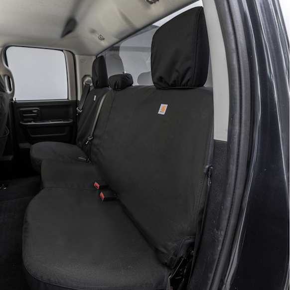SSC8462COBK Second Row Seat Cover, Black, 1000 Denier Cordura Nylon Fabric, Rugged Tactical, 60/40 Split Bench Carhartt Super Dux SeatSaver Series