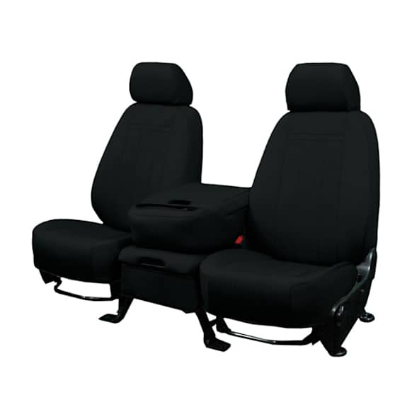 CV612-01NA Front Row Seat Cover, Black, Made of Neosupreme, Plain Design, Bucket Neosupreme Series