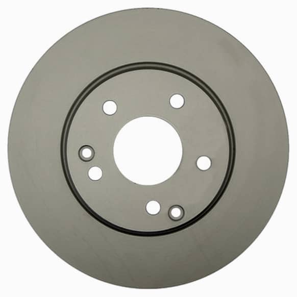 320.35057F Front, Driver or Passenger Side Brake Disc, Plain Surface, 5 Lugs, 288.04 mm, Elemental Protection - Full Coated Series