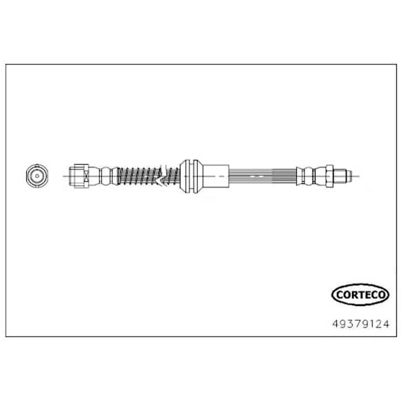49379124 Front Brake Line