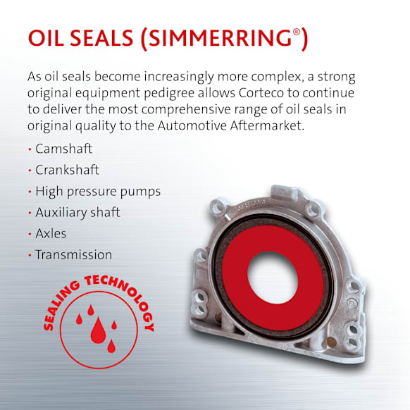 82013896 Crankshaft Seal - Direct Fit, Sold Individually