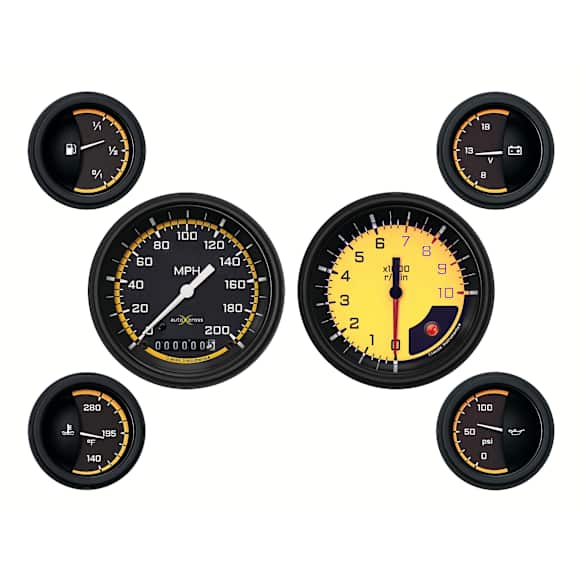 AX01YBLF Gauge Set - Universal, Set of 6
