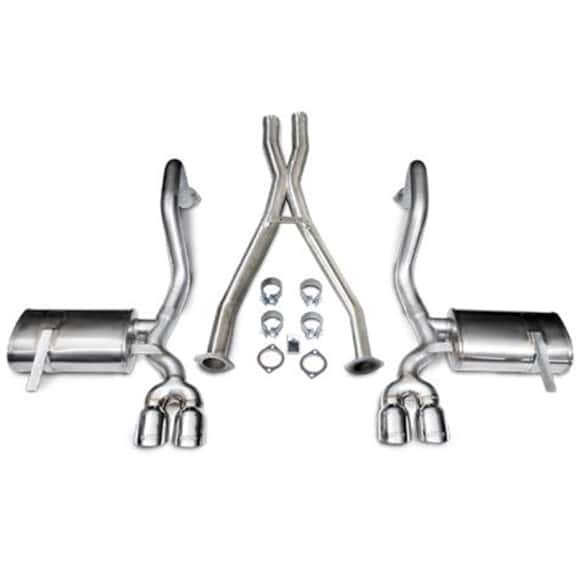 14114 Cat-Back Exhaust System, 5.7L, 8Cyl, Made of Stainless Steel, Xtreme Series
