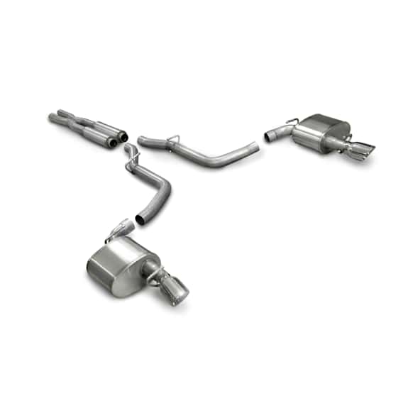 14440 Cat-Back Exhaust System, 6.1L, 8Cyl, Made of Stainless Steel, Xtreme Series