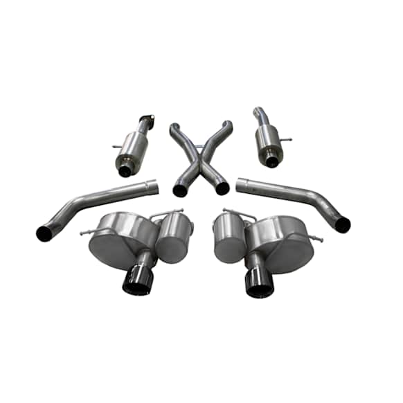 14466BLK Cat-Back Exhaust System, 6.4L, 8Cyl, Made of Stainless Steel, Sport Series