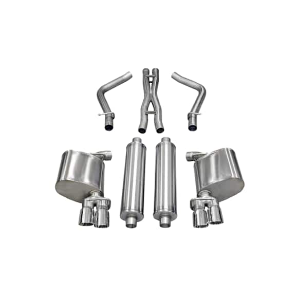 14522 Cat-Back Exhaust System, 5.7L, 8Cyl, Made of Stainless Steel, Xtreme Series