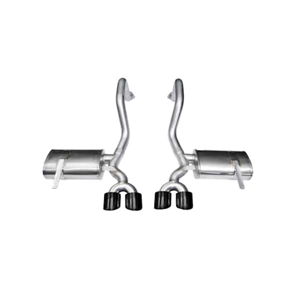 14961BLK Axle-Back Exhaust System, 5.7L, 8Cyl, Made of Stainless Steel, Xtreme Series